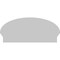 Ekena Millwork Elliptical 4 Spoke Architectural Grade PVC Combination Pediment, 32"W x 14-7/8"H x 2-3/4"P PEDPC032X150ELL04 - alternate 6